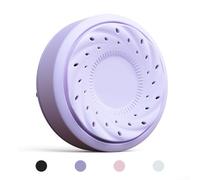 Ambientador de aire de ventilación de coche de estilo moderno con difusión de aceite esencial para un aroma limpio en la cabina del automóvil, la oficina y los espacios personales (morado)