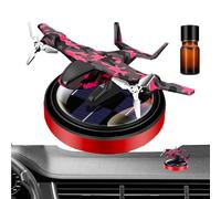 Ambientador de aire giratorio solar para coche,Ambientador de avión para coche | Ambientador de avión para salpicadero | Aromaterapia ligera del coche de la fragancia, difusor natural del olor del coc