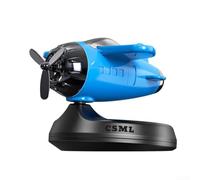 Ambientador de aire para automóvil con rotación de energía solar y función de aromaterapia utilizando motor avanzado de doble frecuencia para liberación dinámica de fragancia (azul)