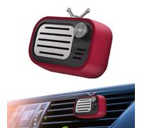 Ambientador de aire para coche, aromaterapia, automotriz, retro, forma de radio, accesorios para el interior del coche, para relajar el ambiente, eliminación de olores, mejora de la calidad del aire