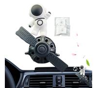 Ambientador de aire para coche con clips para salida de aire para coche, difusor de aire con diseño de astronauta, accesorio para coche con hélice giratoria, difusor de ajustable para mujeres, M