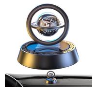 Ambientador de aire para coche con energía solar,Ambientador de aire para coche giratorio solar | Difusor de fragancia con tableta de aromaterapia | Purificador de aire para automóvil, eliminador de o