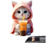 Ambientador De Aire Para Coche Con Forma De Gato, Ambientador Para Coche Con Forma De Animal, Lindo Ambientador Para Coche, Difusor De Fragancia Para Automóvil Con Olor A Mar Sólido