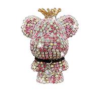 Ambientador de Aire para Coche, Decoración de Ventilación, Práctico Clip de Ventilación Automotriz para Colgar para Bricolaje (PINK)