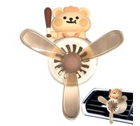 Ambientador de aire para coche, difusor de clip de respiración de oso, lindo, concoación de coche para niñas, mujeres y hombres, desodorante duradero, juguetes perfumados para tablero de