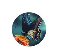 Ambientador de aire para coche, diseño de mariposa morada, difusor de fragancia colgante con aroma duradero para coches, hogares y más, juego de 4 piezas