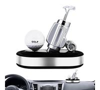 Ambientador de aire para coche, diseño de pelota de golf giratoria, elementos de golf, decoración de perfume para coche pequeño, sedán, camión, caravana