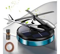 Ambientador de aire para coche, energía solar, ambientador de helicóptero, purificador de fragancia, difusor de aceite natural para desodorización y fatiga para coche y hogar