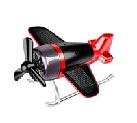 Ambientador de aire solar para coche, diseño de avión de hélice, aromaterapia automotriz, mejora el interior del coche, ideal para conductores y pasajeros, difusor de aceite