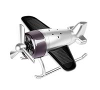 Ambientador de aire solar para coche, diseño de avión de hélice, aromaterapia automotriz, mejora el interior del coche, ideal para conductores y pasajeros, difusor de aceite