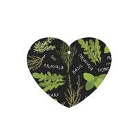 Ambientador de albahaca, tomillo, eneldo y romero, 10 piezas de hojas aromáticas para coche, accesorios para colgar en el coche con cuerdas para decoración