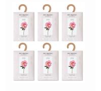 Ambientador de Armario Don Algodón Cerezo en Flor - Pack 6 Unidades | Aroma Floral y Fresco | Perchas Perfumadas para Ropa, Cajones, Maletas y Zapateros | Larga Duración 45 dias