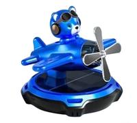 Ambientador de aromaterapia para coche con energía solar, adorable diseño de oso para una fragancia calmante y un mejor estado de ánimo (A)