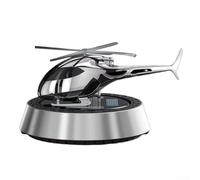 Ambientador de aromaterapia para coche, respetuoso con el medio ambiente, diseño solar con fácil reemplazo de tableta (plateado)