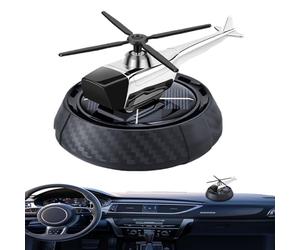 Ambientador de Automóvil con Energía Solar | Avión Giratorio Solar Ambientador Decoración | Ornamento Difusor de Fragancia para Vehículos,Para Hogar Playa Senderismo Negocio Interior Viaje Vacaciones