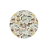 Ambientador de café y dulces con estampado de chocolate y azúcar, 10 piezas, tarjetas colgantes para coche, hojas de ambientador con cuerda para coches y hogar