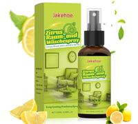 Ambientador de cítricos, 100 ml, espray aromático, mandarina, cítricos, neutralizador de olores, ambientador textil, aromaterapia, ambientador, ambientador para coche y WC