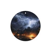 Ambientador de coche A night of lightning and thunder - Juego de difusor perfumado de 4 piezas, fragancia de larga duración para coche, hogar y armario