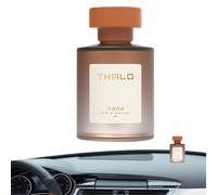 Ambientador de coche - Ambientador de perfume fuerte | Ambientador de coche difusor de vidrio transparente vacío | Botella de aceite de aromaterapia automotriz | Fragancia de aceite de aromaterapia