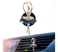 Ambientador de coche - Clip de perfume de ambientador | Chica bailando, decoración de ventilación interior de coche, accesorios, decoración de coche con diamantes de imitación para dormitorio