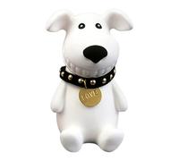 Ambientador de coche - Clip de ventilación de perro blanco minimalista, difusor de aroma duradero, bonito en el salpicadero, accesorios de perfume para salidas de aire, eliminación de olores, refresco