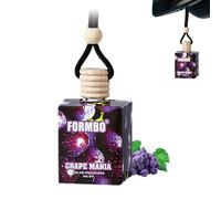 Ambientador De Coche Colgante Aroma a Uva Colgar Difusor Colgante Para Coche Difusor De Con Colgante De Perfume Para Vehículo Accesorios Interiores De Coche Absorbe El Mal Olor De Tu Vehículo 8 Ml