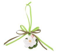 Ambientador de Coche Colgante Loto de Yeso Aromático Elegante | Decoración Interior Sofisticada, Aroma Floral Refrescante, para Retrovisor y Cabina, Estilo Bonito