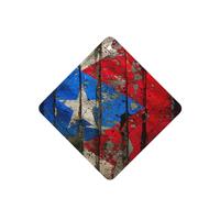 Ambientador de coche con bandera de puerto rico, juego de 6 tarjetas para colgar que proporcionan un aroma duradero para automóvil y hogar