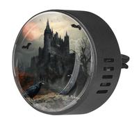 Ambientador de coche con clips de ventilación de árbol muerto abandonado de cuervos voladores, difusor de aceite esencial de aromaterapia, 2 unidades