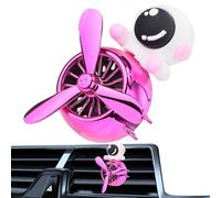 Ambientador de coche con clips de ventilación, difusor de olor en de piloto, fragancia de larga duración, a prueba de decoloración, decoración de vehículo de doble propósito, ideal para estilo