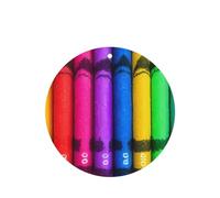 Ambientador de coche con crayones de colores, paquete de 4, adecuado para compartimientos de pasajeros, camiones y SUV.