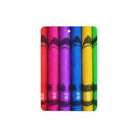 Ambientador de coche con crayones de colores, paquete de 4, adecuado para compartimientos de pasajeros, camiones y SUV.