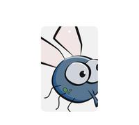 Ambientador de coche con diseño de alas de insectos, diseño de dibujos animados, 10 hojas colgantes perfumadas para coche