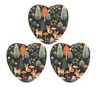 Ambientador de coche con diseño de animales del bosque, 3 unidades, tarjetas perfumadas, lindas tarjetas perfumadas, color gris, de larga duración, para mujeres y hombres, ambientador natural con