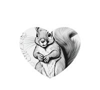 Ambientador de coche con diseño de ardilla de dibujos animados, 10 piezas, hojas de ambientador con cuerda para coches y hogar