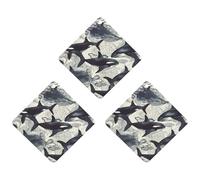 Ambientador de coche con diseño de ballena asesina, 3 unidades, tarjetas perfumadas, lindas tarjetas perfumadas, color gris, de larga duración, aromas de coches nuevos para mujeres y hombres