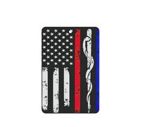 Ambientador de coche con diseño de bandera de Estados Unidos, 10 unidades, con rayas rojas, accesorios para colgar en el coche con cuerdas para decoración