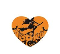 Ambientador de coche con diseño de bruja voladora de Halloween, 10 hojas perfumadas para colgar