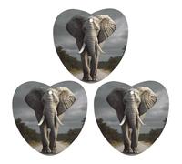 Ambientador de coche con diseño de elefante 3D, 3 unidades, tarjetas perfumadas, lindas tarjetas aromáticas blancas de larga duración, para mujeres y hombres, ambientador natural con cordón para