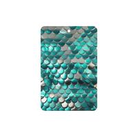Ambientador de coche con diseño de escamas de sirena, 10 hojas perfumadas para colgar