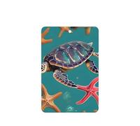 Ambientador de coche con diseño de estrella de mar de tortuga marina, 10 piezas, accesorios para colgar en el coche con cuerdas para decoración