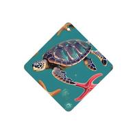 Ambientador de coche con diseño de estrella de mar de tortuga marina, 10 piezas, accesorios para colgar en el coche con cuerdas para decoración