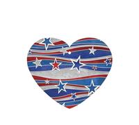 Ambientador de coche con diseño de estrellas patrióticas para el Día de la Independencia, 10 piezas, hojas de ambientador con cuerda para coches y hogar