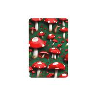 Ambientador de coche con diseño de hongos rojos, 10 piezas, hojas aromáticas, accesorios para colgar en el coche con cuerdas para decoración