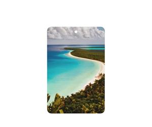 Ambientador de coche con diseño de Isla de Cuba, 10 hojas perfumadas para colgar