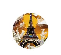 Ambientador de coche con diseño de la Torre Eiffel de París, 10 unidades, hojas colgantes perfumadas con cuerda para el hogar