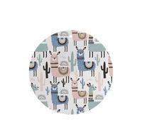 Ambientador de coche con diseño de llama, alpaca, cactus, 10 unidades, hojas colgantes perfumadas para coche