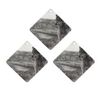 Ambientador de coche con diseño de lobo en la hierba, 3 unidades, tarjetas perfumadas, lindas tarjetas perfumadas, color gris, de larga duración, para mujeres y hombres, ambientador natural con cordón