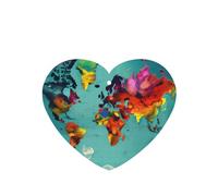 Ambientador de coche con diseño de mapa del mundo, 10 hojas perfumadas para colgar
