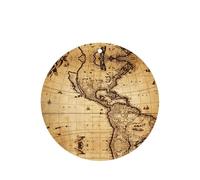 Ambientador de coche con diseño de mapa del mundo, 10 piezas, hojas de ambientador con cuerda para coches y hogar